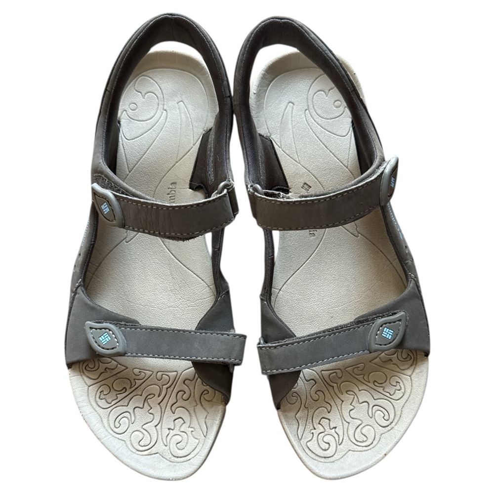 Columbia Women’s Sun Light Backstrap Sport Sandals Gray‎ Taupe 8 Outdoor Travel